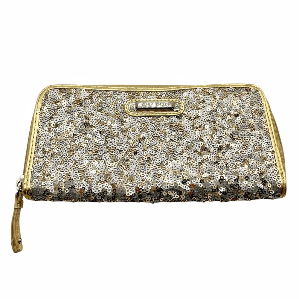 Nine West Silver & Gold Sequin Wallet